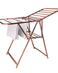 Limited Edition Aluminium A-Frame Clothes Airer Rose Gold - LAUNDRY - Airers - Soko and Co