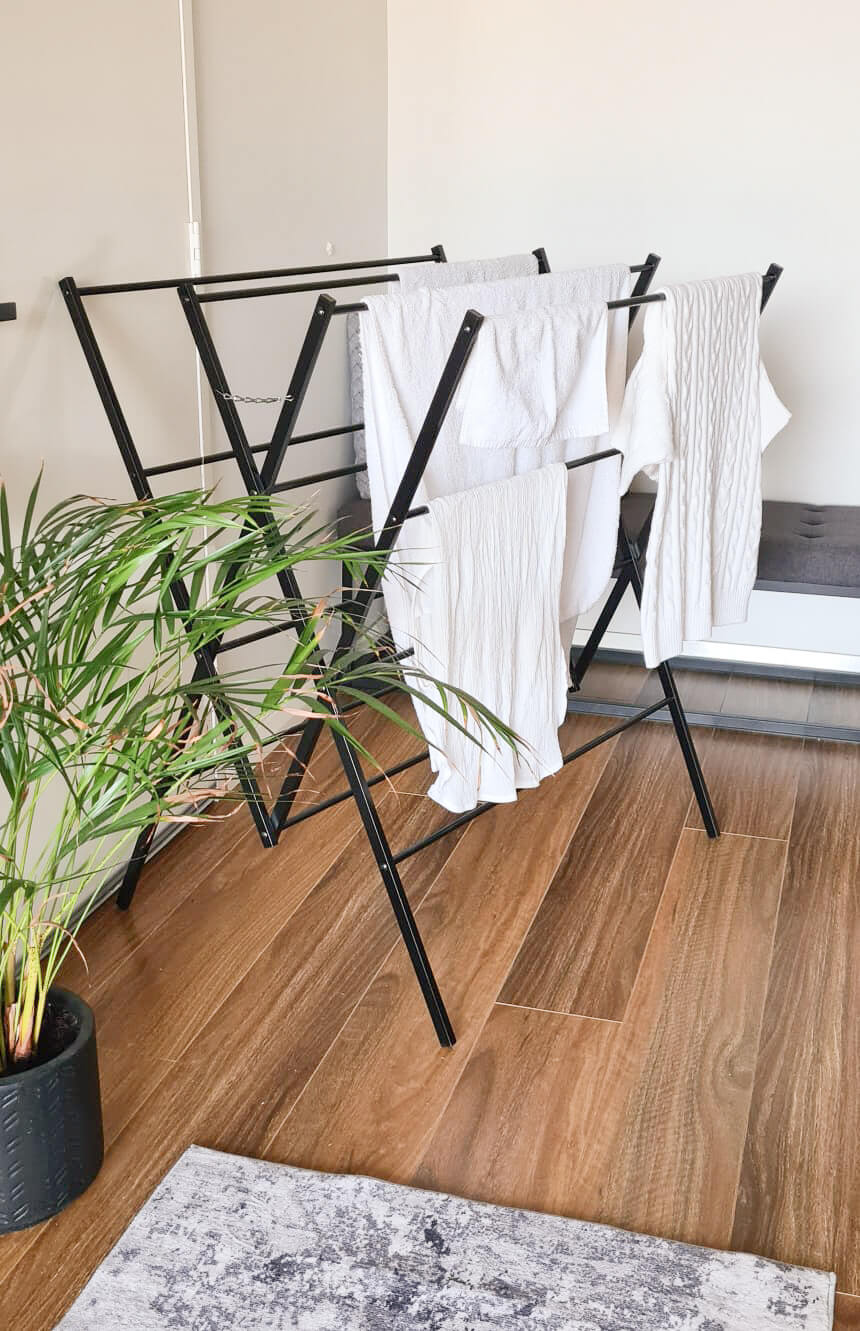 Limited Edition Heavy Duty Clothes Airer Matte Black - LAUNDRY - Airers - Soko and Co
