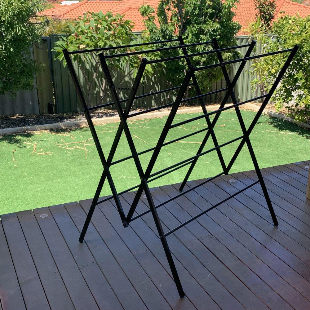 Limited Edition Heavy Duty Clothes Airer Matte Black - LAUNDRY - Airers - Soko and Co