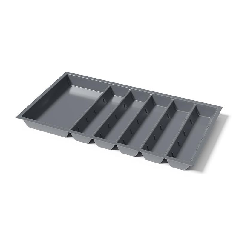 Linea Utensil Tray Grey 85 x 510mm - KITCHEN - Cutlery Trays - Soko and Co