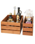 Madeira Stacking Bamboo Storage Crates Large - HOME STORAGE - Baskets and Totes - Soko and Co