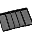 Madesmart 5 Compartment Expandable Grip Base Utensil Tray Carbon - KITCHEN - Cutlery Trays - Soko and Co