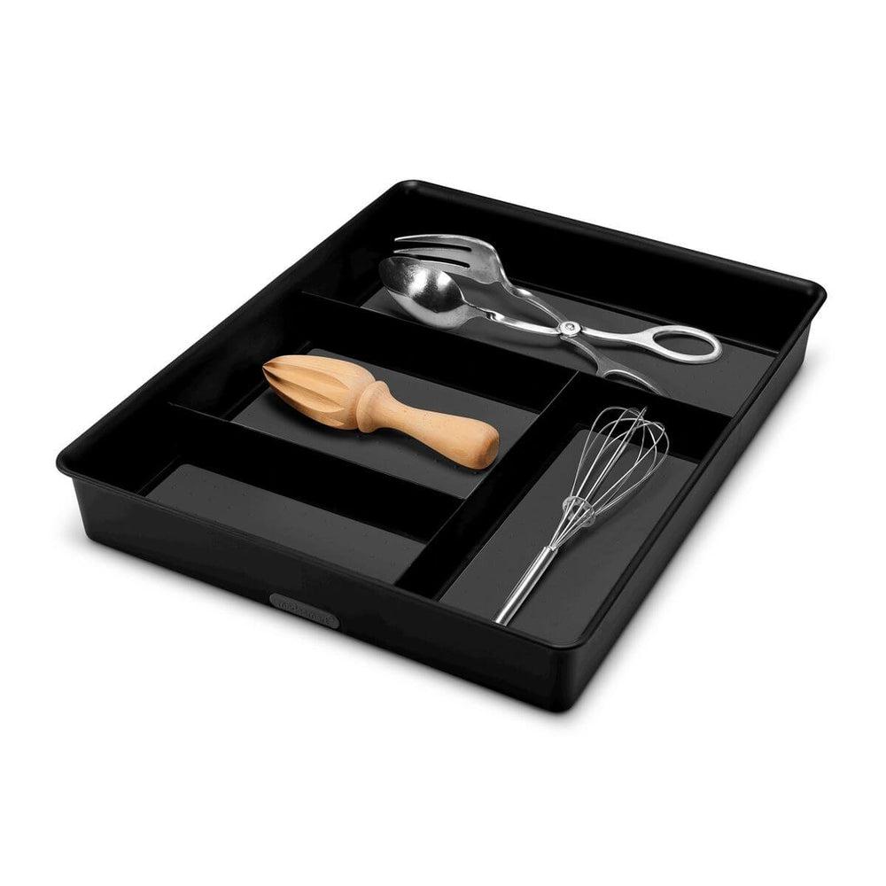 Madesmart Grip Base Junk Drawer Organiser Carbon - KITCHEN - Cutlery Trays - Soko and Co