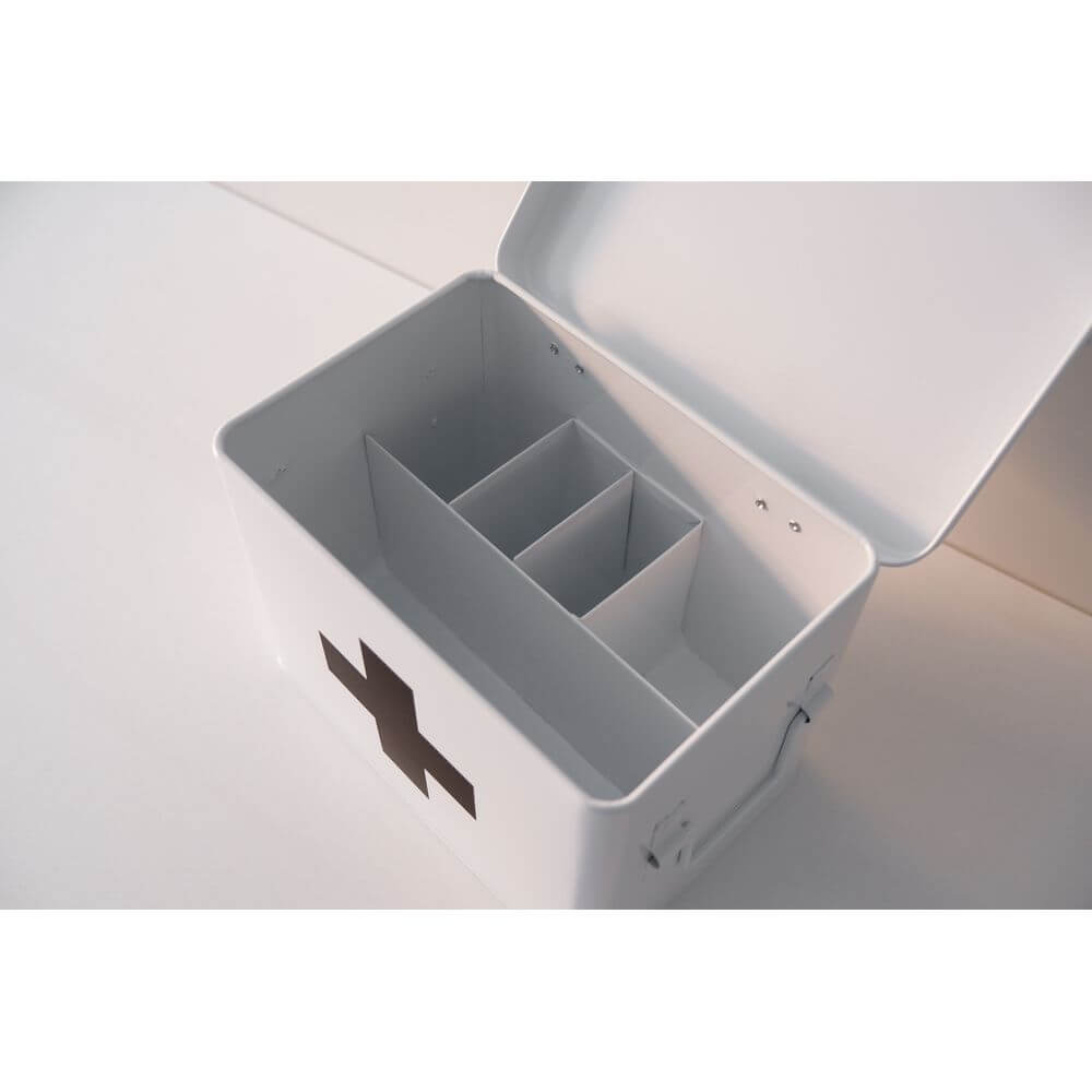 Medicine Box With Dividers White - LAUNDRY - Accessories - Soko and Co