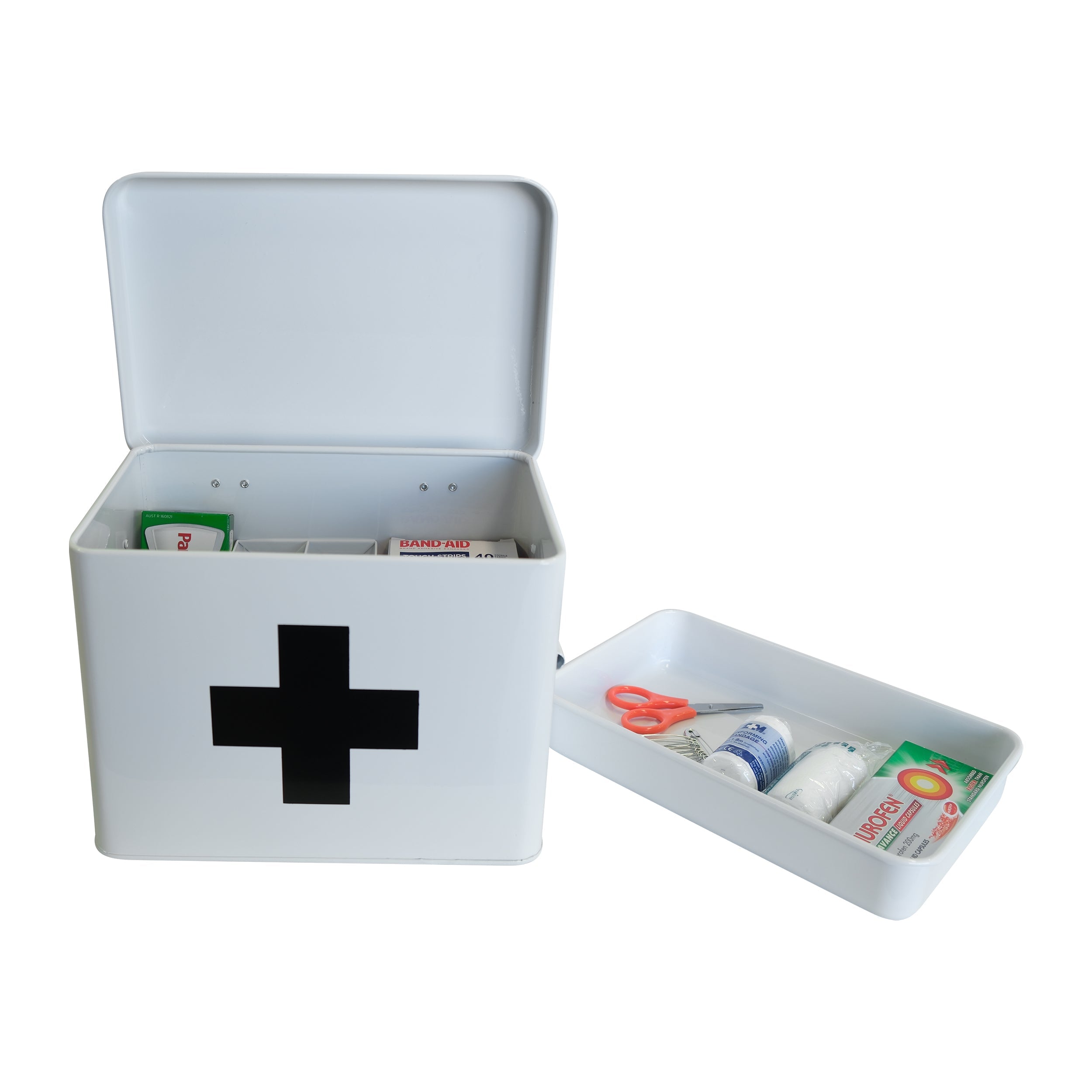 Medicine Box With Dividers White - LAUNDRY - Accessories - Soko and Co