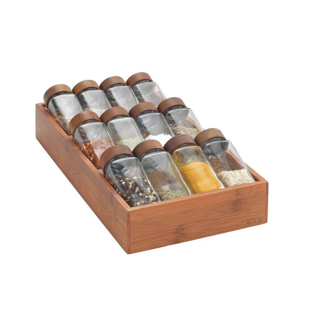 Mera In-Drawer Spice Rack Bamboo - KITCHEN - Spice Racks - Soko and Co