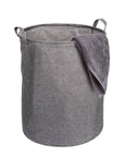 Messina 70L Linen Laundry Hamper Grey - LAUNDRY - Hampers - Soko and Co