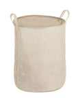 Messina 70L Linen Look Laundry Hamper Beige - LAUNDRY - Hampers - Soko and Co