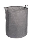 Messina 70L Linen Look Laundry Hamper Grey - LAUNDRY - Hampers - Soko and Co