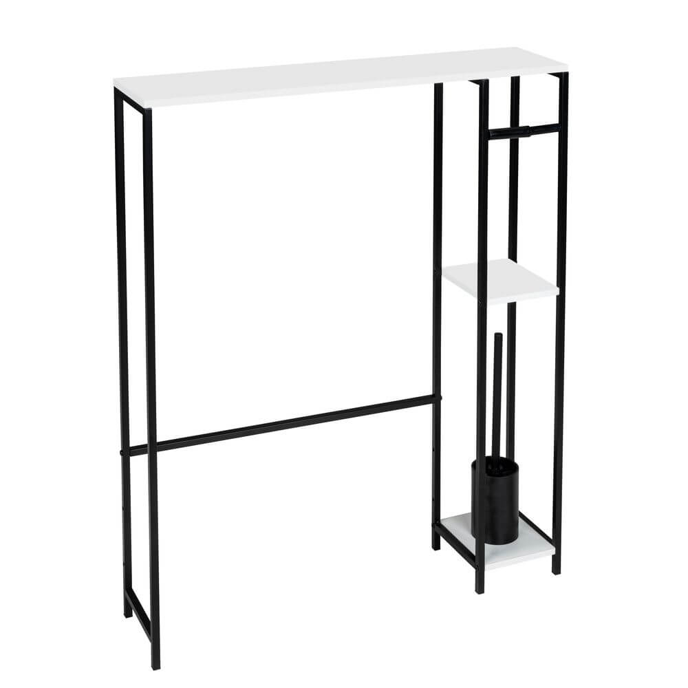 Molveno Over The Toilet Shelving Unit with Brush - HOME STORAGE - Shelves and Cabinets - Soko and Co
