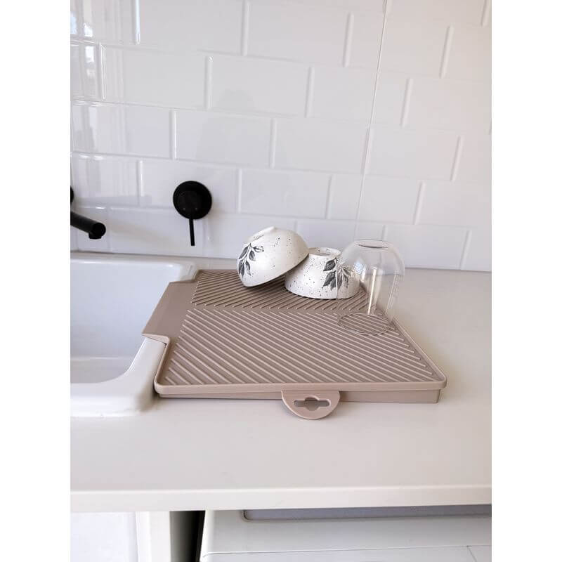 Nelia Rubber Dish Draining Mat - KITCHEN - Dish Racks and Mats - Soko and Co