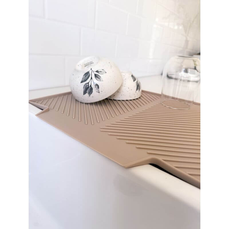 Nelia Rubber Dish Draining Mat - KITCHEN - Dish Racks and Mats - Soko and Co