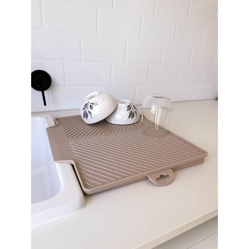 Nelia Rubber Dish Draining Mat - KITCHEN - Dish Racks and Mats - Soko and Co