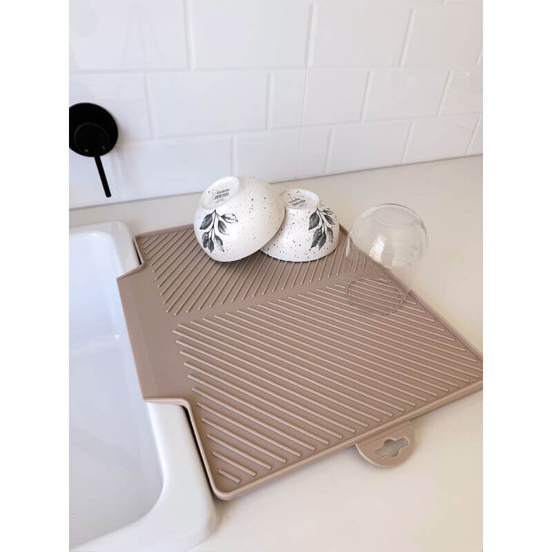 Nelia Rubber Dish Draining Mat - KITCHEN - Dish Racks and Mats - Soko and Co