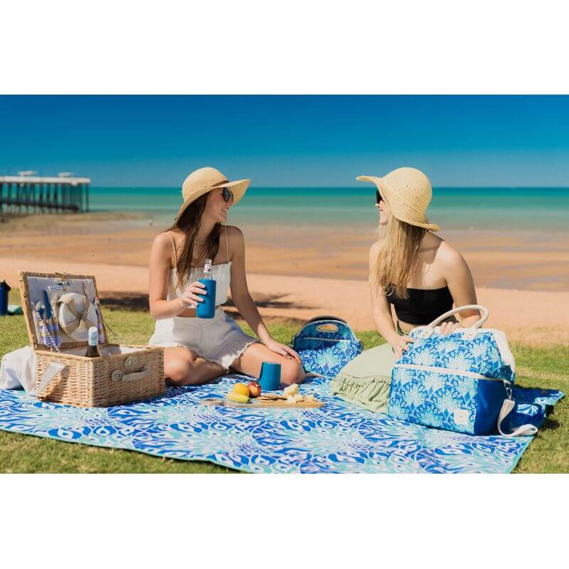 Noosa Premium Picnic Cooler Bag Peacocks - LIFESTYLE - Picnic - Soko and Co