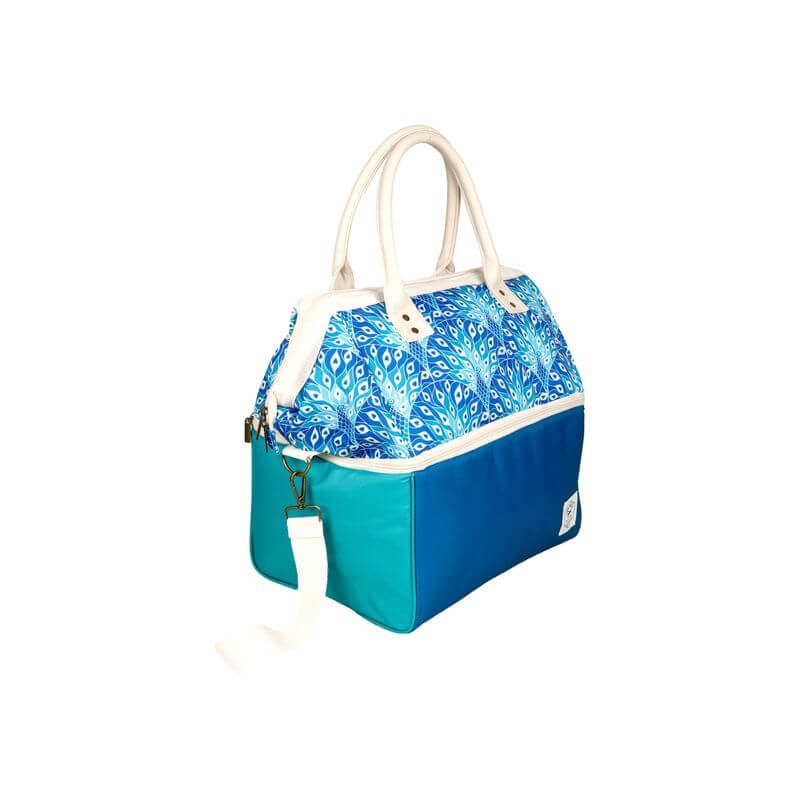 Noosa Premium Picnic Cooler Bag Peacocks - LIFESTYLE - Picnic - Soko and Co