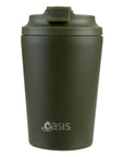 Oasis Double Wall Insulated Coffee Cup 360ml Forest Green - LIFESTYLE - Coffee Mugs - Soko and Co
