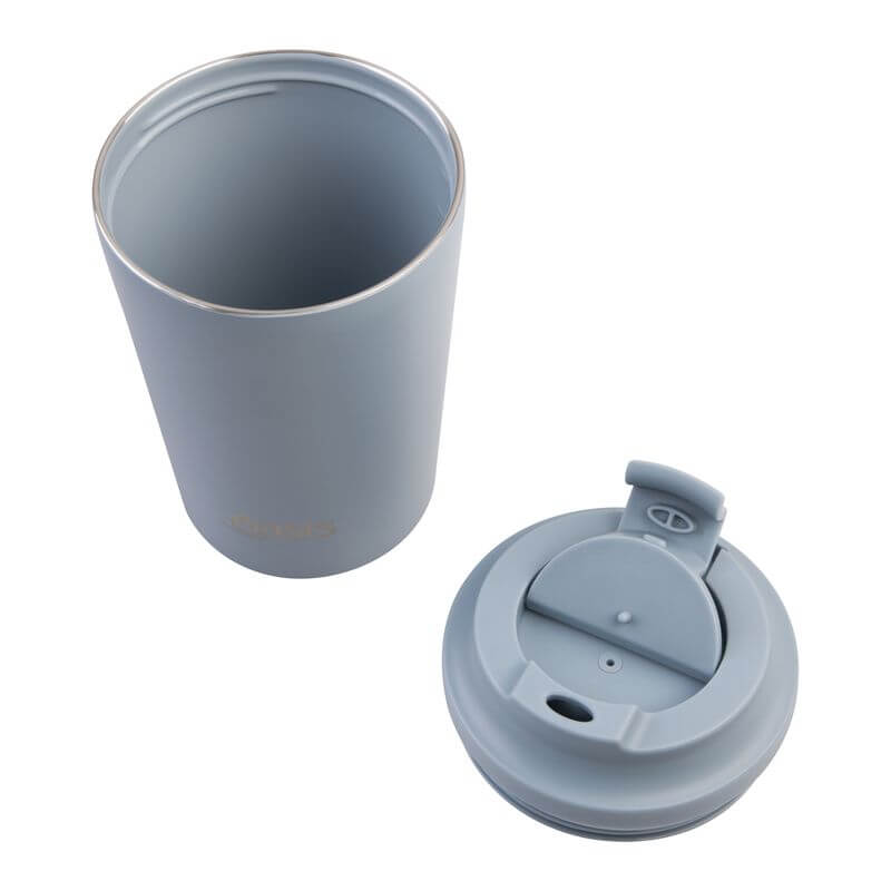 Oasis Double Wall Insulated Coffee Cup 360ml Hazy Blue - LIFESTYLE - Coffee Mugs - Soko and Co