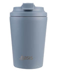 Oasis Double Wall Insulated Coffee Cup 360ml Hazy Blue - LIFESTYLE - Coffee Mugs - Soko and Co