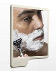 Oliver Shower Mirror Sand - BATHROOM - Suction - Soko and Co