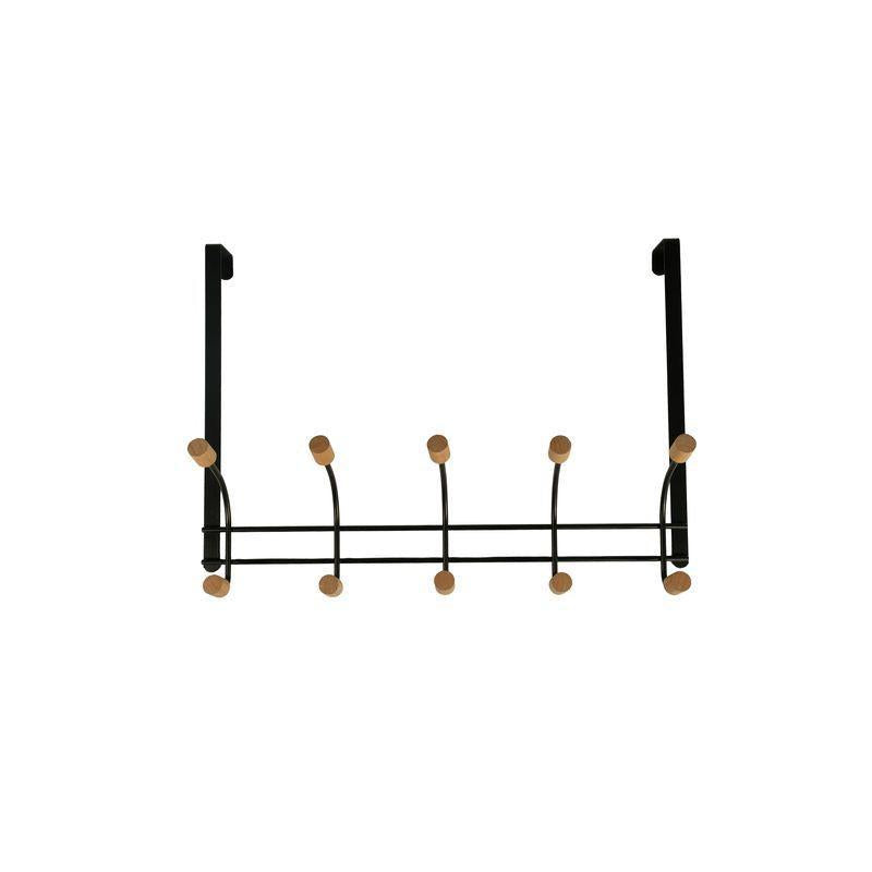 Over The Door Double Hooks Black Large - WARDROBE - Over the Door Hooks - Soko and Co