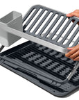 OXO Collapsible Aluminium Dish Drying Rack - KITCHEN - Sink - Soko and Co