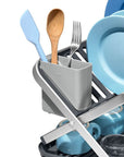 OXO Collapsible Aluminium Dish Drying Rack - KITCHEN - Sink - Soko and Co
