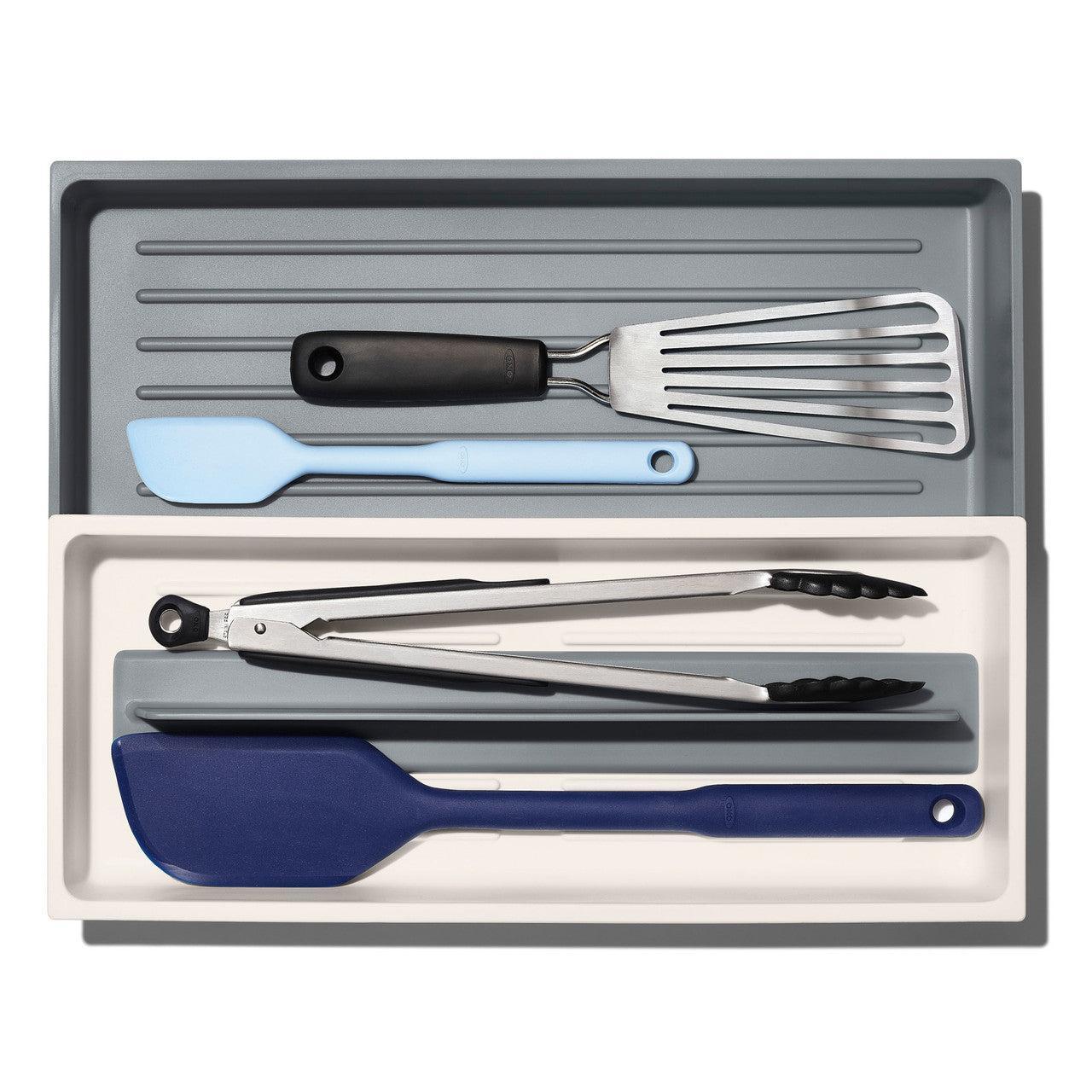 OXO Long Expandable Utensil Tray - KITCHEN - Cutlery Trays - Soko and Co