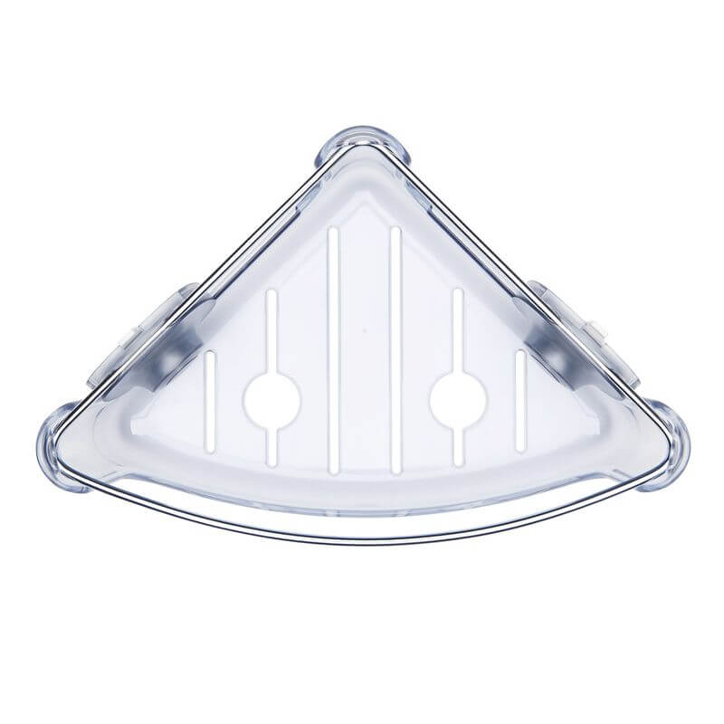 OXO StrongHold Suction Corner Shower Basket - BATHROOM - Suction - Soko and Co