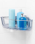 OXO StrongHold Suction Corner Shower Basket - BATHROOM - Suction - Soko and Co