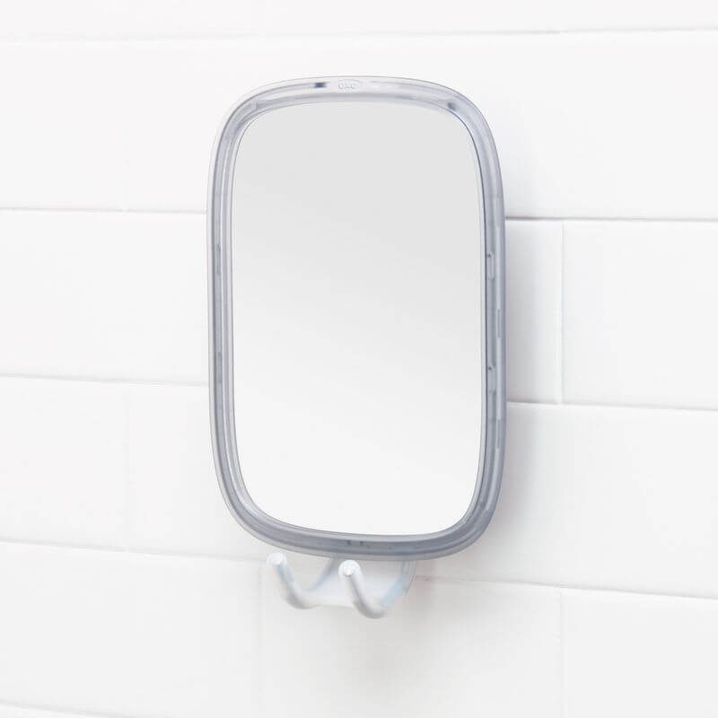 OXO StrongHold Suction Shower Mirror - BATHROOM - Suction - Soko and Co