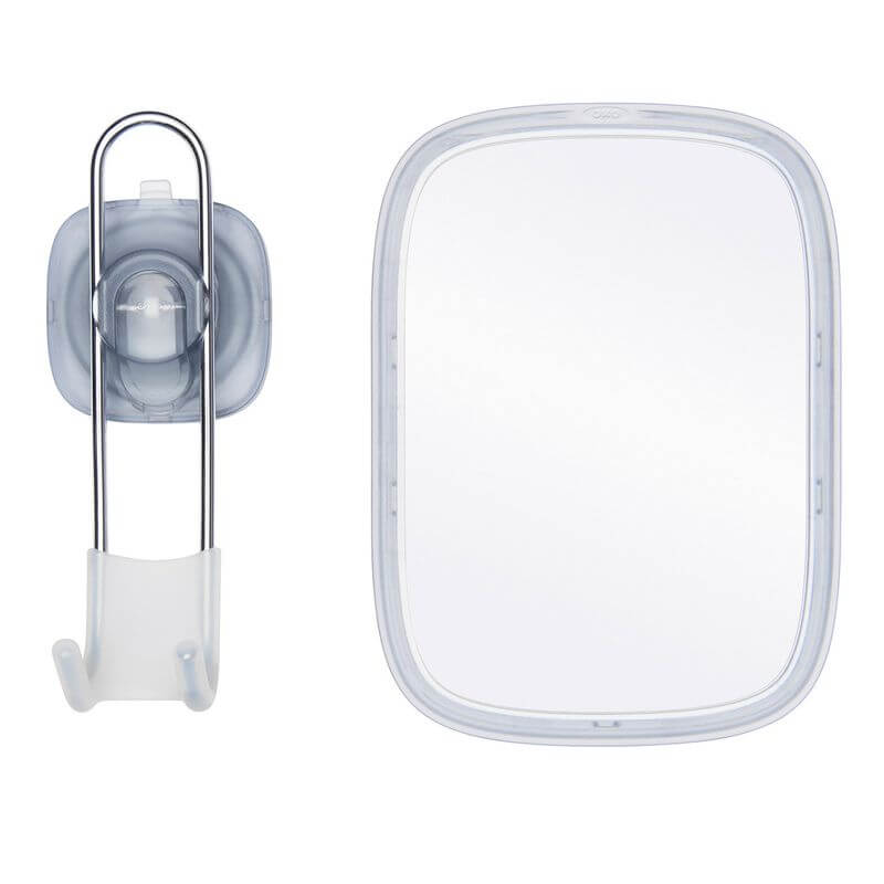 OXO StrongHold Suction Shower Mirror - BATHROOM - Suction - Soko and Co