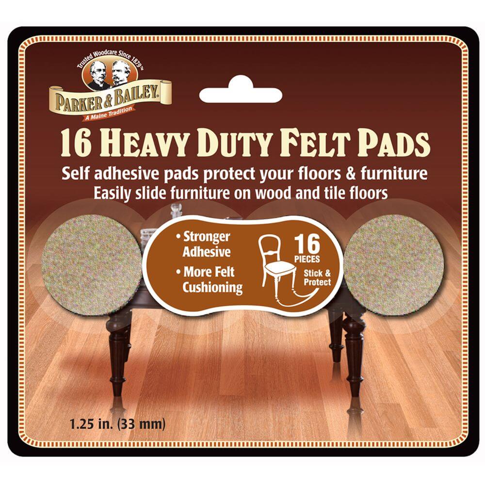 Parker &amp; Bailey Large Heavy Duty Felt Pads 16 Pack - LAUNDRY - Cleaning - Soko and Co