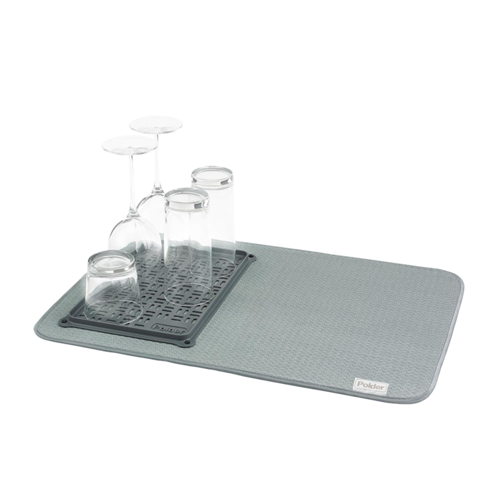 Polder Microfibre Drying Mat & Glassware Tray - KITCHEN - Dish Racks and Mats - Soko and Co