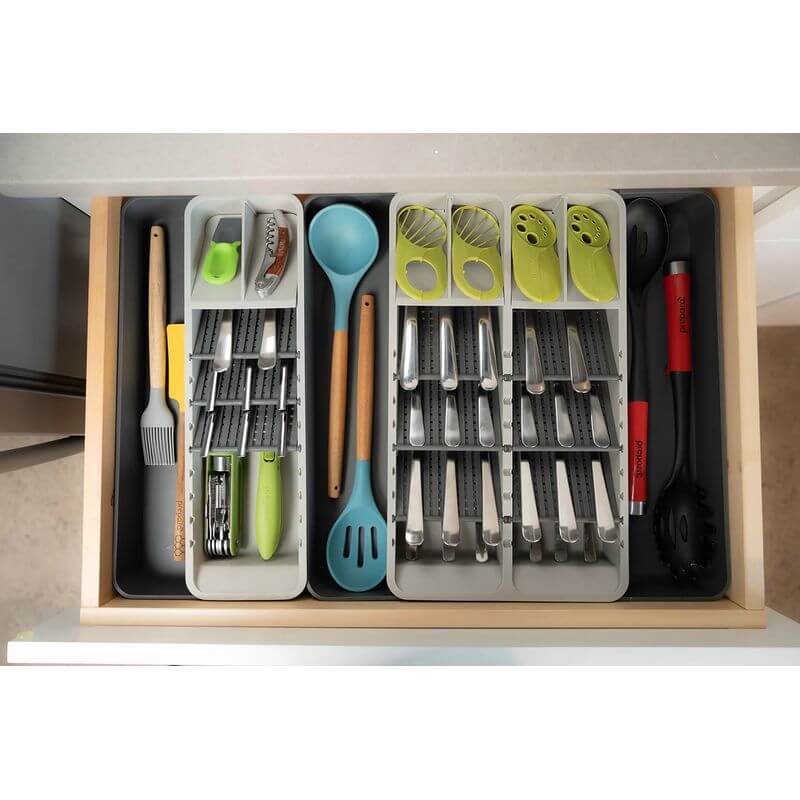 Prepara Adjustable Utensil Storage Tray Double - KITCHEN - Cutlery Trays - Soko and Co