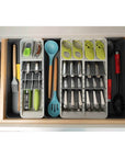 Prepara Adjustable Utensil Storage Tray Double - KITCHEN - Cutlery Trays - Soko and Co