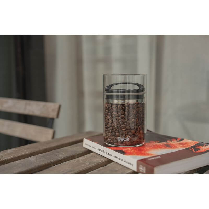 Prepara Evak Glass Container With Gloss Black Compact Handle Mini - KITCHEN - Food Containers - Soko and Co