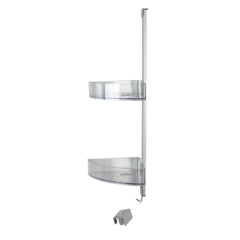 Prima 2 Tier Over Door Corner Shower Caddy - BATHROOM - Shower Caddies - Soko and Co