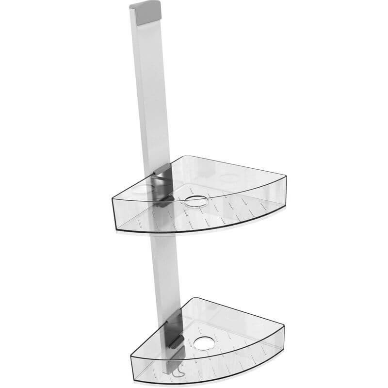 Prima 2 Tier Over Door Corner Shower Caddy - BATHROOM - Shower Caddies - Soko and Co