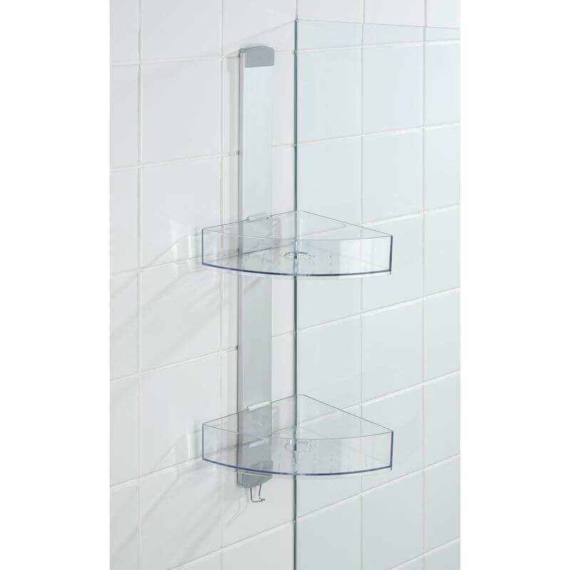 Prima 2 Tier Over Door Corner Shower Caddy - BATHROOM - Shower Caddies - Soko and Co
