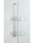 Prima 2 Tier Over Door Corner Shower Caddy - BATHROOM - Shower Caddies - Soko and Co