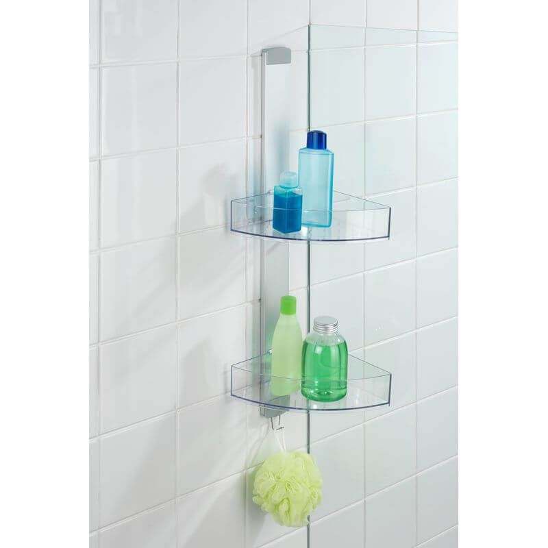 Prima 2 Tier Over Door Corner Shower Caddy - BATHROOM - Shower Caddies - Soko and Co