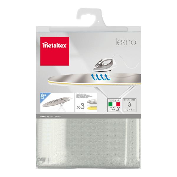 Reflective Ironing Board Cover Extra Large Tekno Silver - LAUNDRY - Ironing Board Covers - Soko and Co