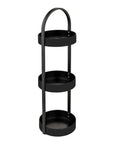 Regal 3-Tier Round Shelving Unit Black - HOME STORAGE - Shelves and Cabinets - Soko and Co