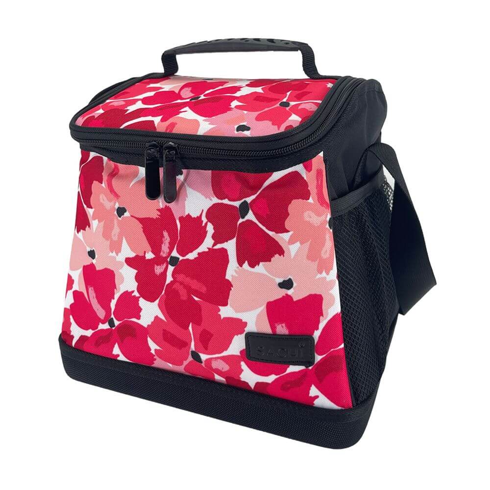Sachi 12L Insulated Cooler Bag Red Poppies - LIFESTYLE - Lunch - Soko and Co