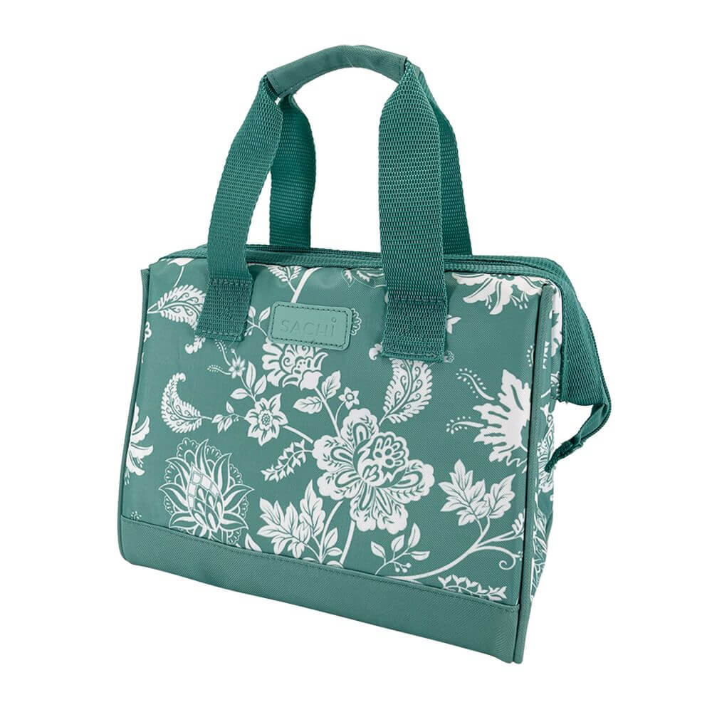Sachi Insulated Lunch Bag Green Paisley - LIFESTYLE - Lunch - Soko and Co