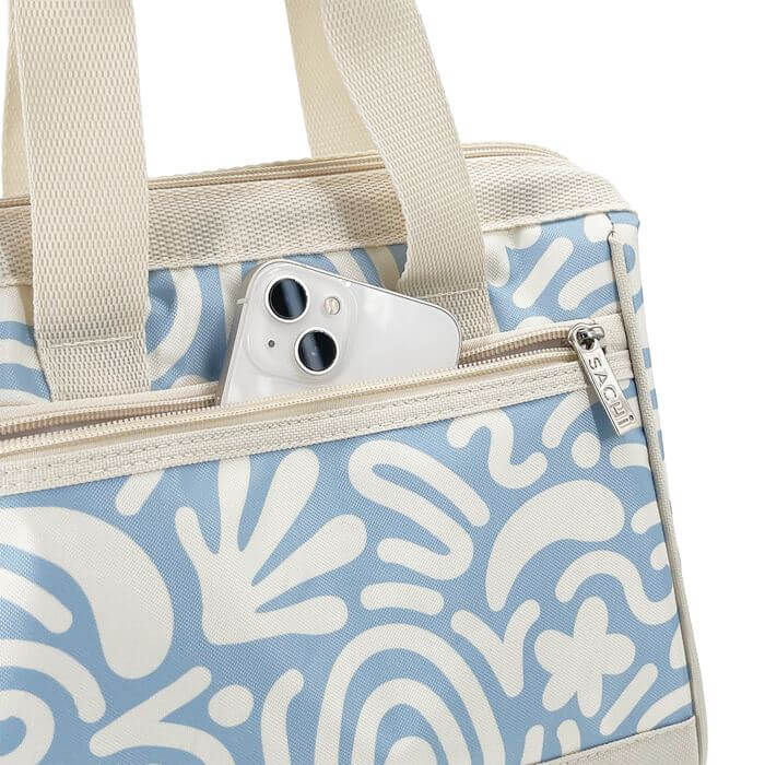 Sachi Insulated Lunch Bag Swirly Blue - LIFESTYLE - Lunch - Soko and Co