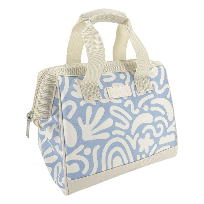 Sachi Insulated Lunch Bag Swirly Blue - LIFESTYLE - Lunch - Soko and Co