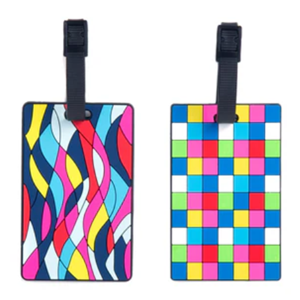 Silicone Luggage Tags 2 Pack Abstract - LIFESTYLE - Travel and Outdoors - Soko and Co