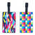 Silicone Luggage Tags 2 Pack Abstract - LIFESTYLE - Travel and Outdoors - Soko and Co